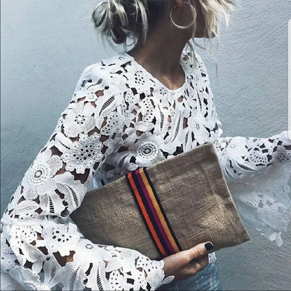 Unbranded Tops - ⬇️VIVA | Hollow Out Flower Lace Top